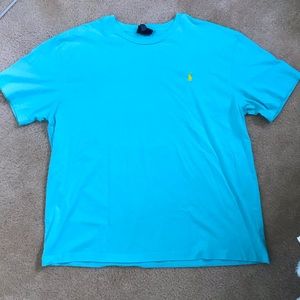 POLO Ralph Lauren Short Sleeve Aqua Blue Shirt